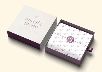 Cake sample box