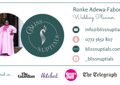 Bliss Nuptials Email Signature Design