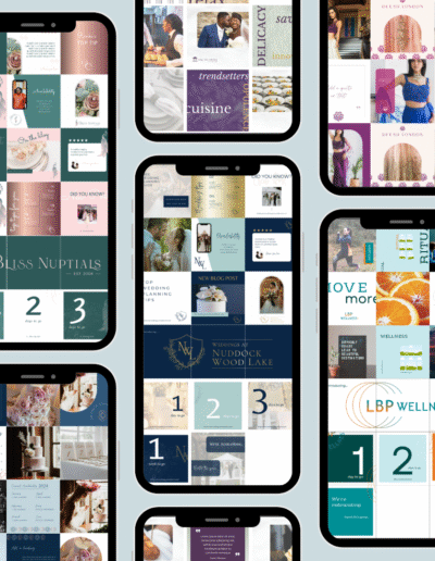 Instagram grid design