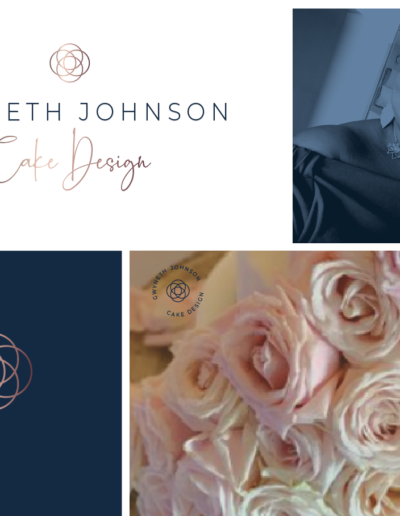 Wedding cake company branding