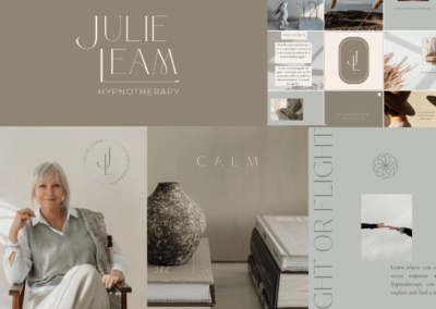 Julie Leam Hypnotherapist Branding