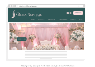 Wedding planner branding