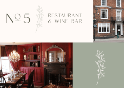 Restaurant & Wine Bar branding