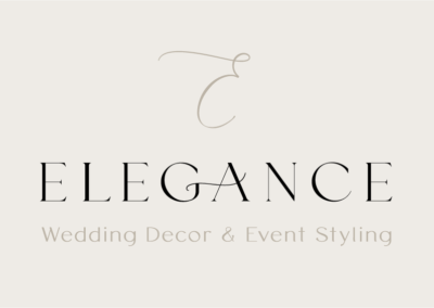 Wedding decor company branding