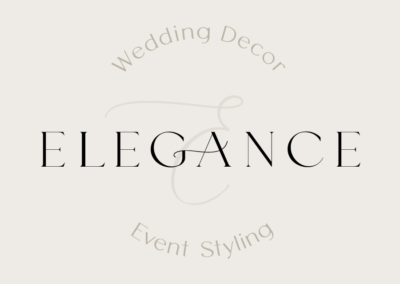 Elegance Wedding & Event Styling circular logo