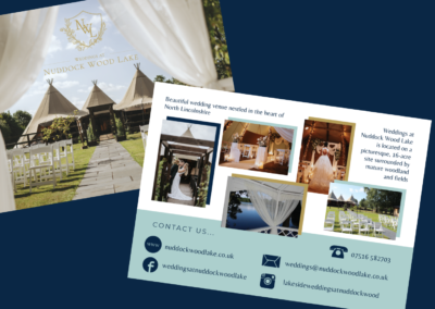 Wedding venue postcards