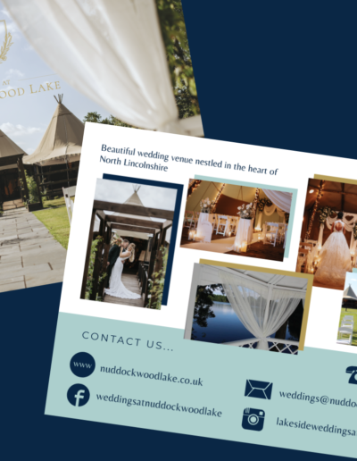 Wedding venue postcards